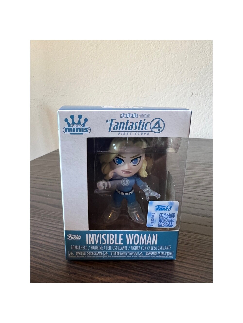 MINI Invisible Woman Fantastic Four First Steps Funko Bobbleheads Movies Disney